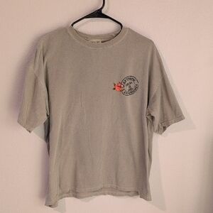 Men's Short Sleeve Graphic Tee - Gray Pirana Joe Aruba Large L